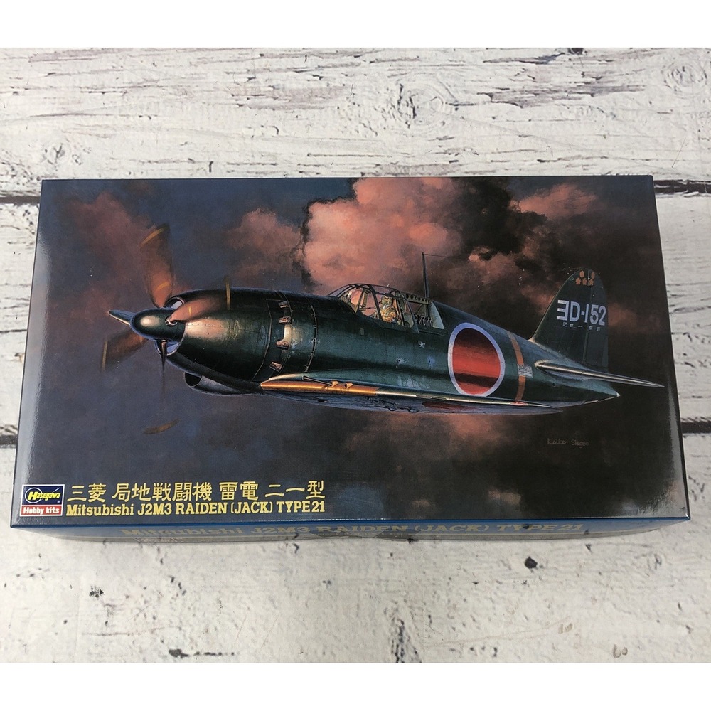 1/48 J2M3 Raiden (Jack) Type 21 Mitsubishi Hasegawa Kit 09145 +More NIB